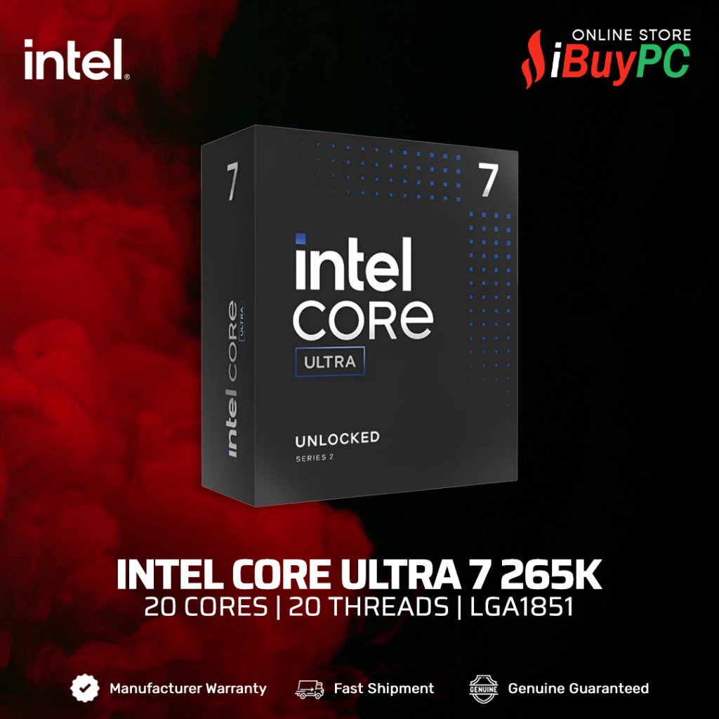 Intel Core Ultra 7 265K / Ultra 7 265KF Processor | 20 Cores, 20 ...