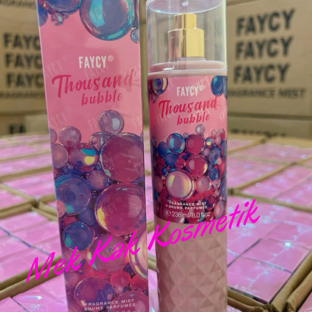 FAYCY BEAUTY BODY MIST THOUSAND BUBBLE | Shopee Malaysia