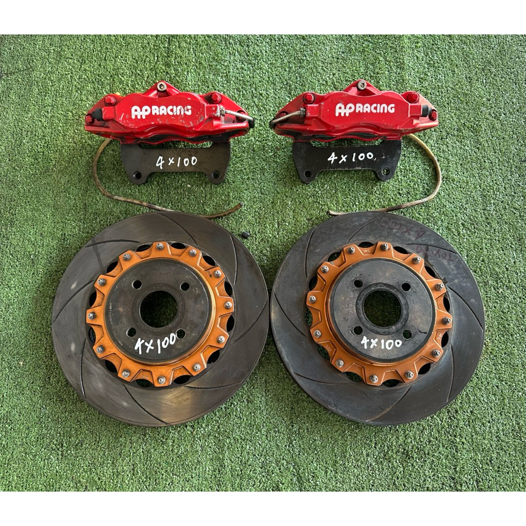 AP Racing 4 Pot Brake Calliper Toyota Vios Porte Honda Fit EK EG JDM ...