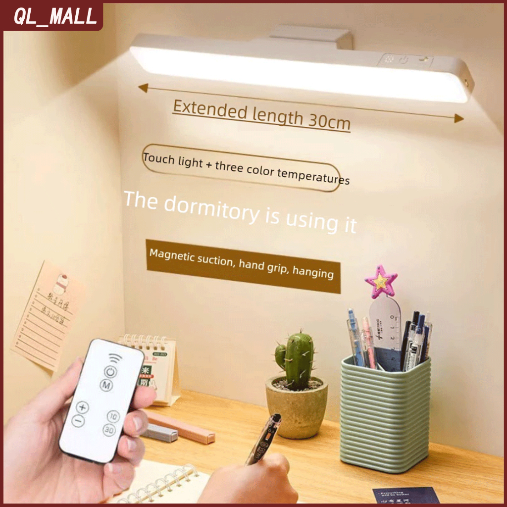 30cm Remote ControlLED Table Lamp Magnetic Desk Lamp USB Rechargeable ...