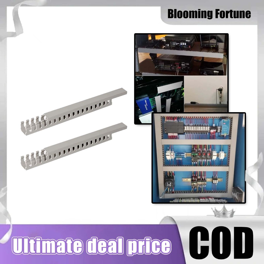 Grey PVC Open Groove Wiring Trunking-25*25mm Length is 1m Cable Duct ...