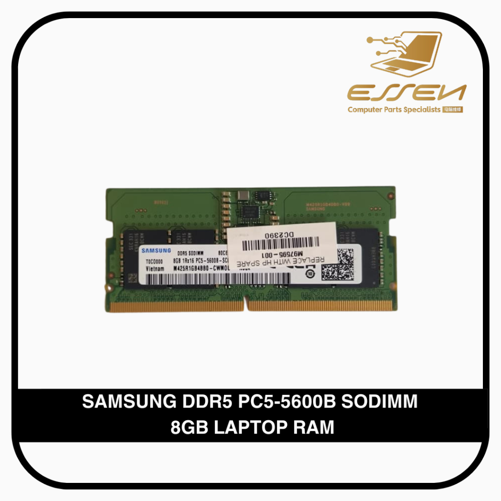 SAMSUNG DDR5 PC5-5600B SODIMM 8GB LAPTOP RAM | Shopee Malaysia