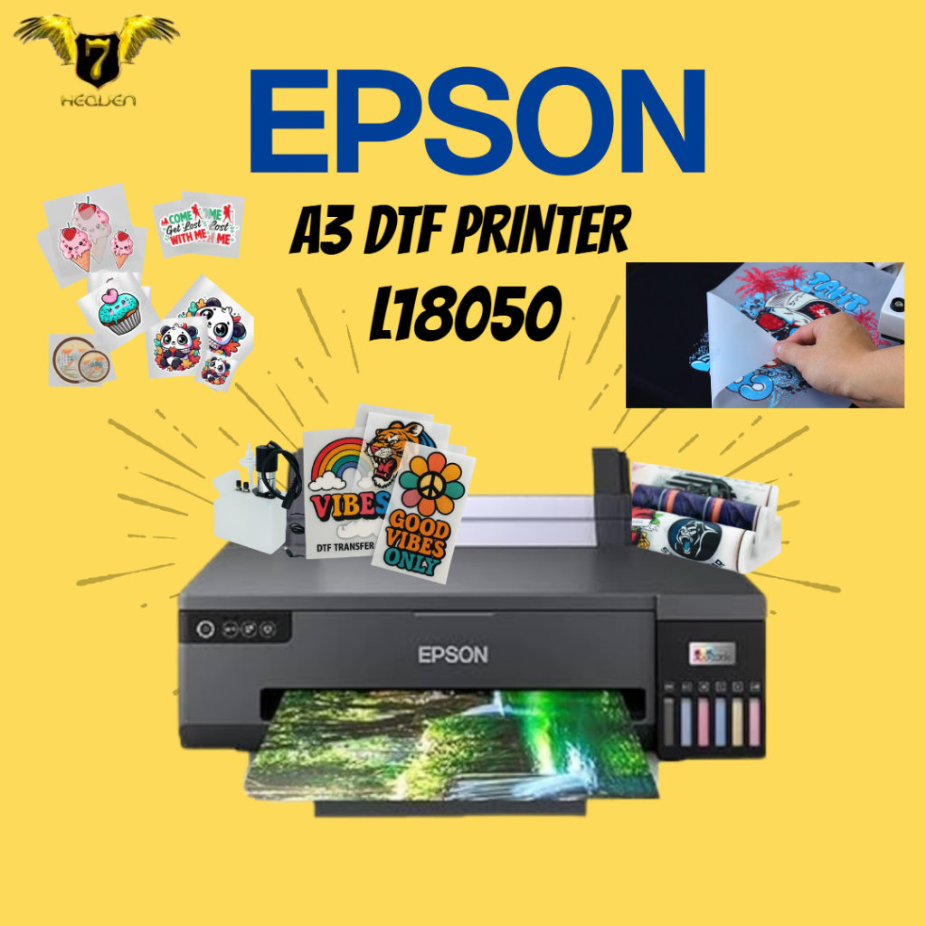 DTF A3 + EPSON L18050 PRINTER MODIFIED PACKAGE | Shopee Malaysia