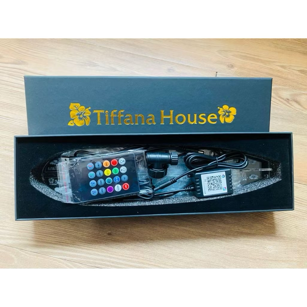 Tiffana House Mirror RGB LED 64 colors Snow Board Room Mirror (ibu ...