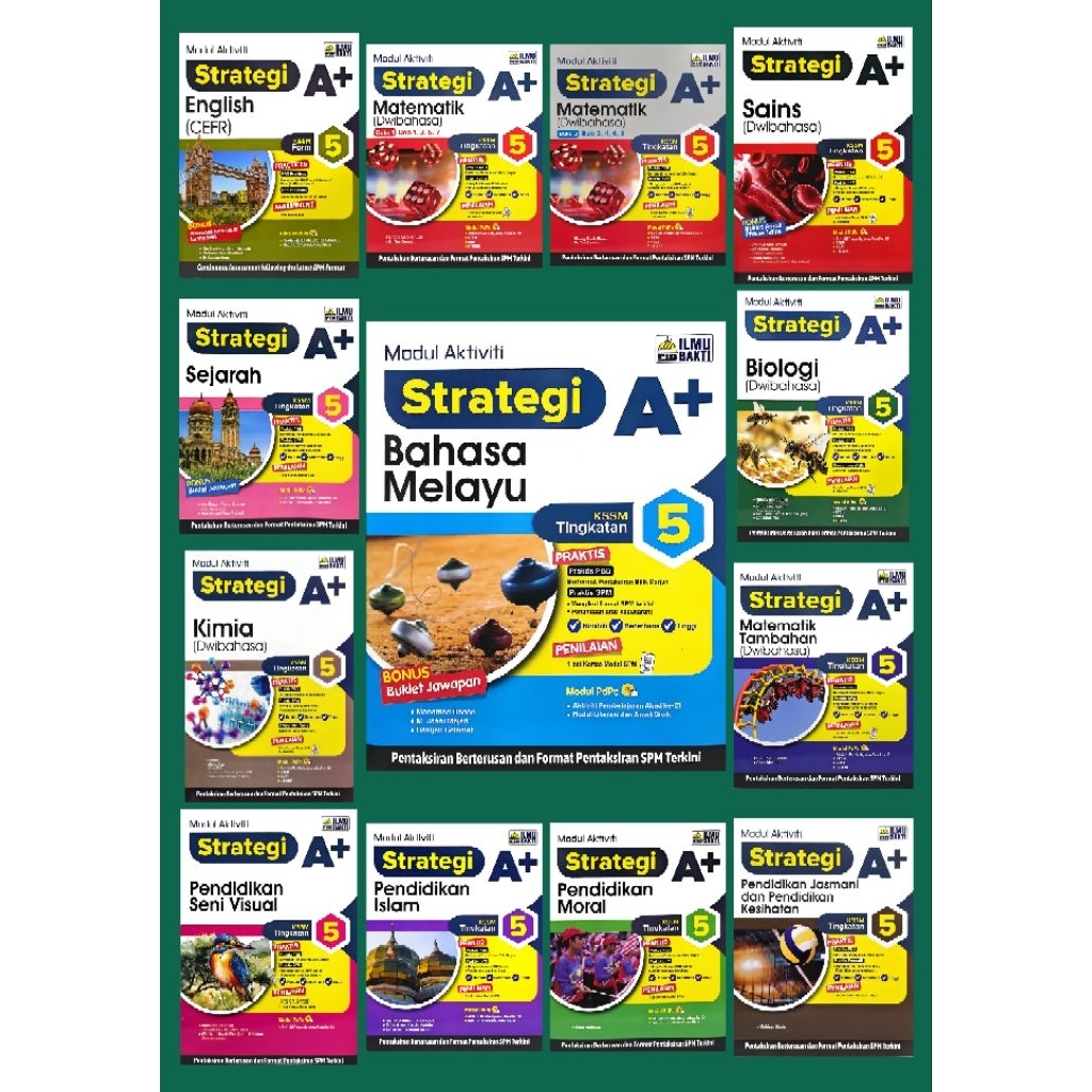 MODUL AKTIVITI STRATEGI A+ SPM TINGKATAN 5 (2026) -PENERBIT ILMU BAKTI ...