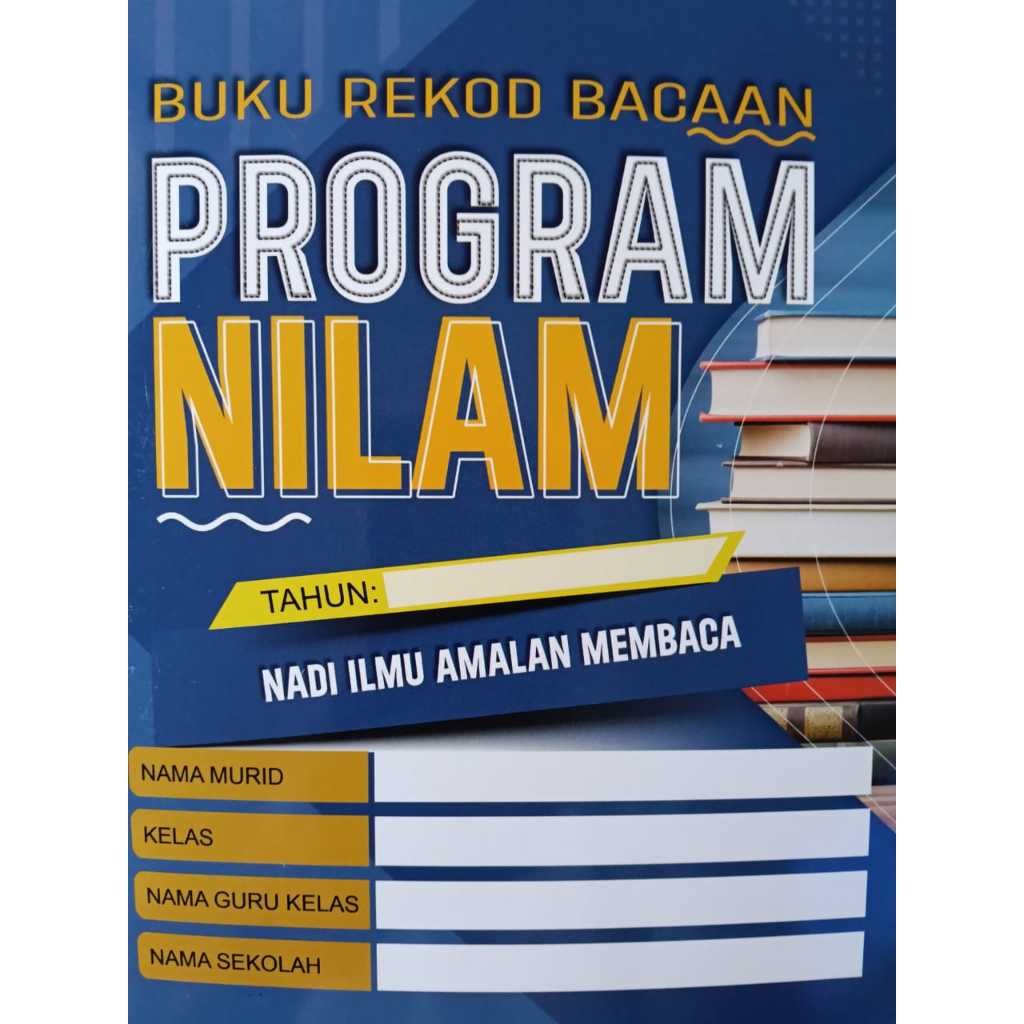 BUKU REKOD BACAAN PROGRAM NILAM | Shopee Malaysia