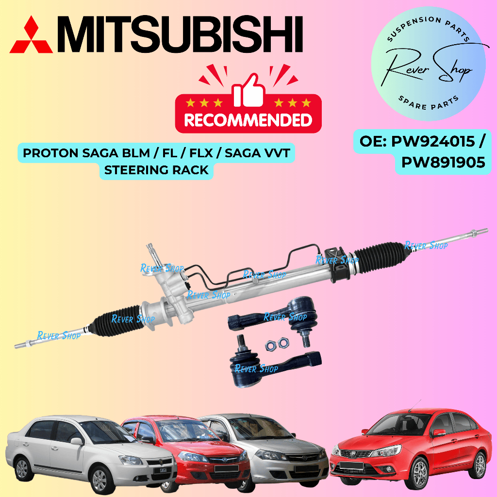 100% New Proton Saga Blm Fl Flx, Saga Vvt Oil Power Steering Rack with ...