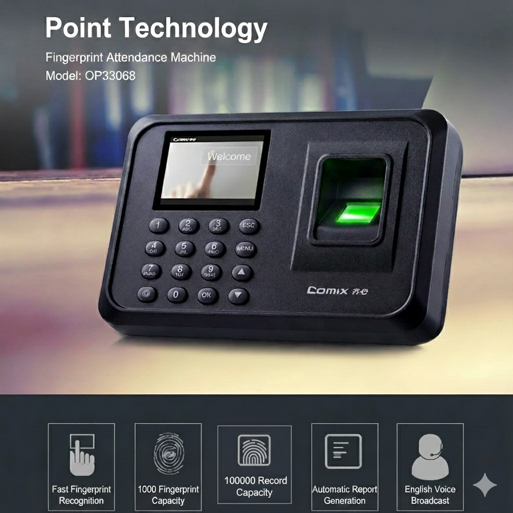 COMIX Fingerprint Attendance Machine / Fingerprint Time Attendance ...