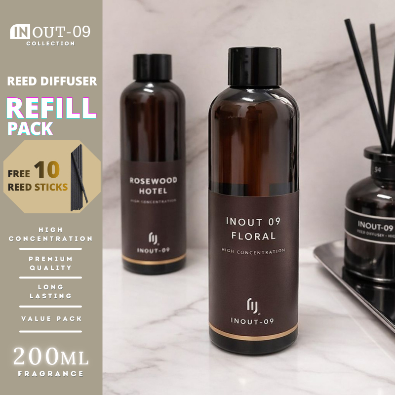 【5 STAR HOTEL SCENT】Reed Diffuser Refill Pack 200ML Room Fragrance ...