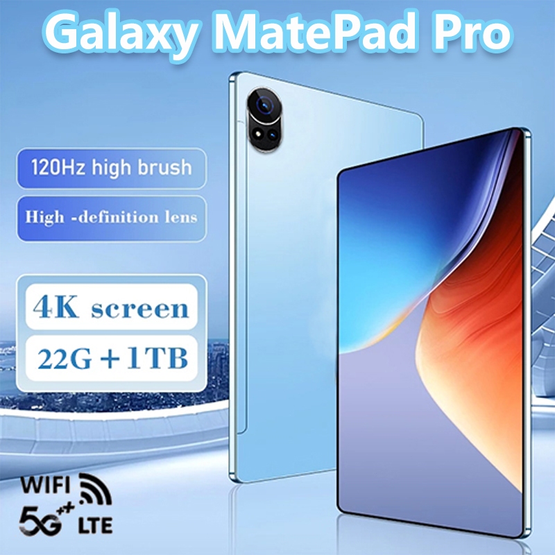[FREE SPEAKER + PEN] Galaxy MatePad Pro| Dual Sim Card 4G LTE | 12.1” HD IPS Screen | 16GB+1TBRAM | MTK6799 | Android 15