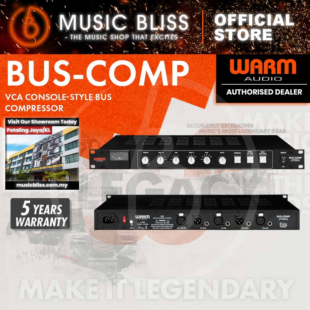 Warm Audio Bus-Comp 2-channel Stereo VCA Bus Compressor (BusComp / Bus ...