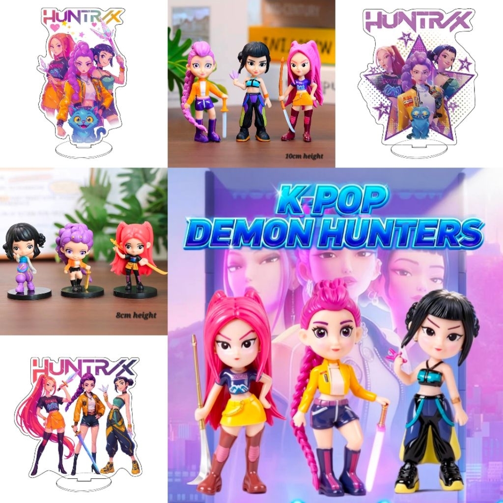 READY STOCK - PVC Kpop Demon Hunter Cake Decoration Cake Topper ...