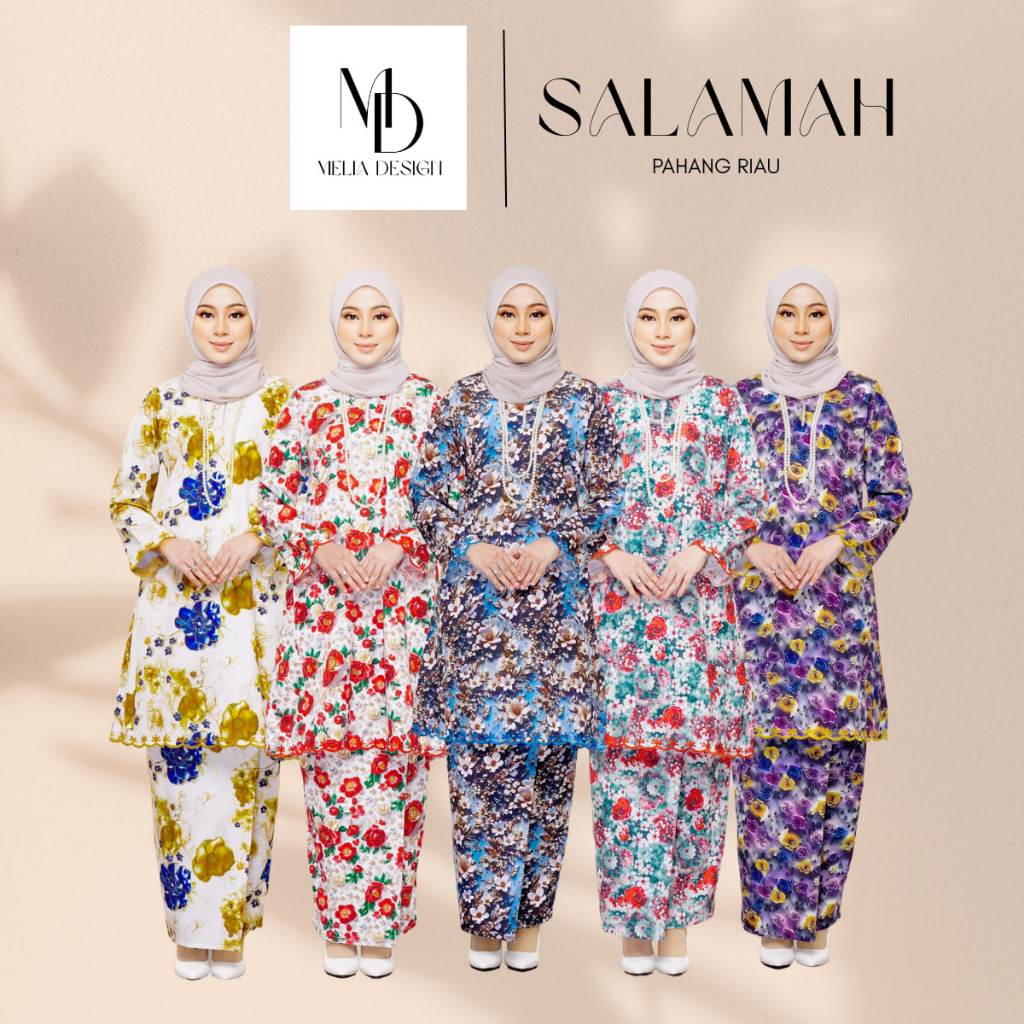 KURUNG PAHANG RIAU SALAMAH BY MELIA DESIGN SULAM BIKU JACQUARD SILK ...