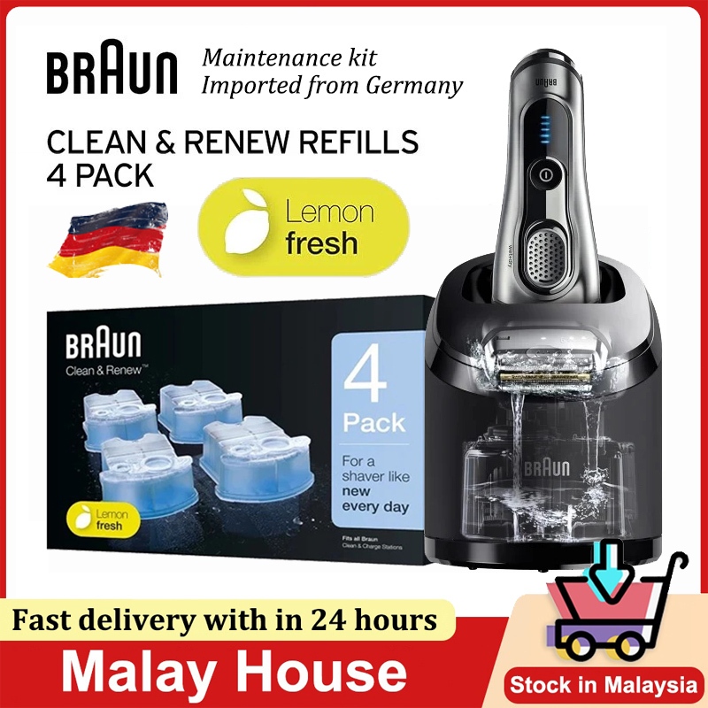 [Ready Stock] BRAUN Clean and Renew Shaver CCR4 Refill Cleaner ...