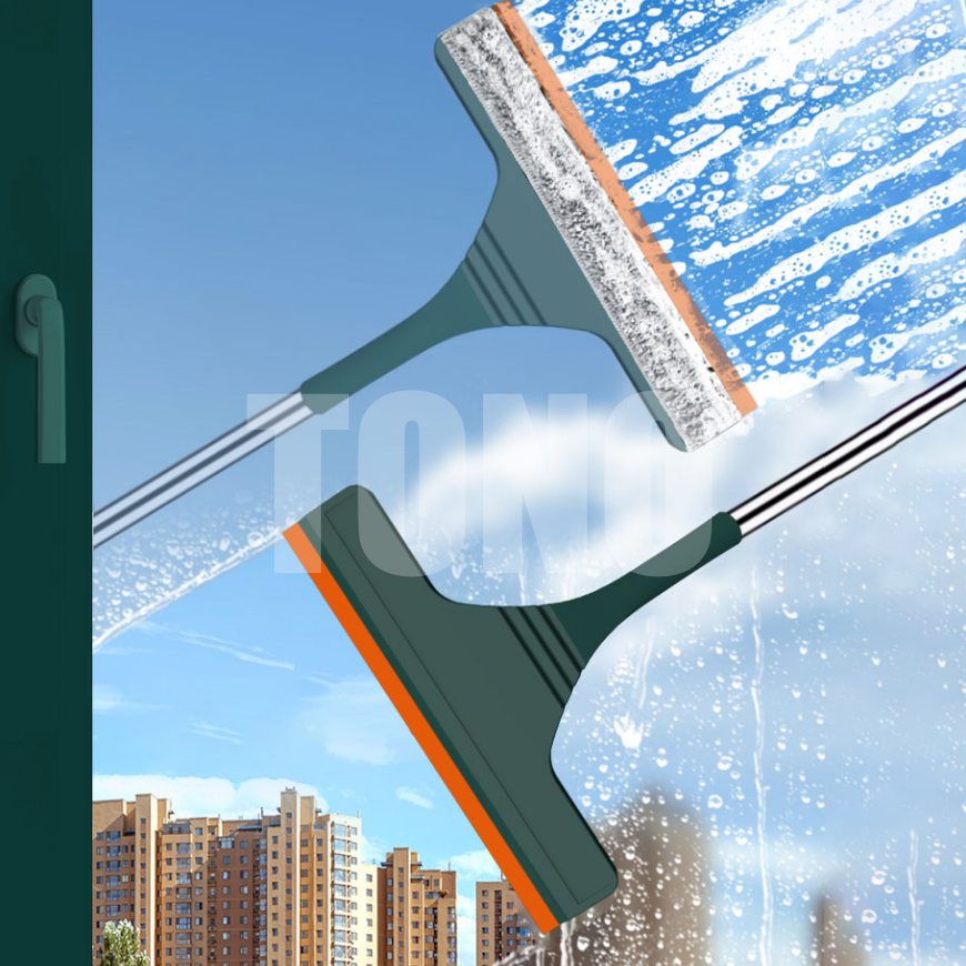 1 Set Extendable Window Cleaner Set with Scraper & Microfiber Pad ...