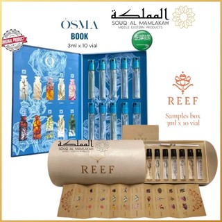 OSMA BOOK & REEF BOX 10 in 1 by Osma Perfumes and Reef Perfumes (3ml x ...