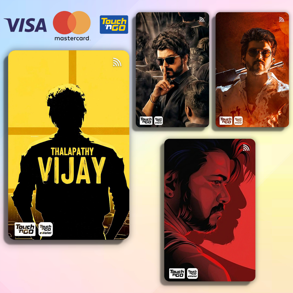 Sticker Vijay Thalapathy - Tng / Touch n Go Card Sticker - High Quality ...