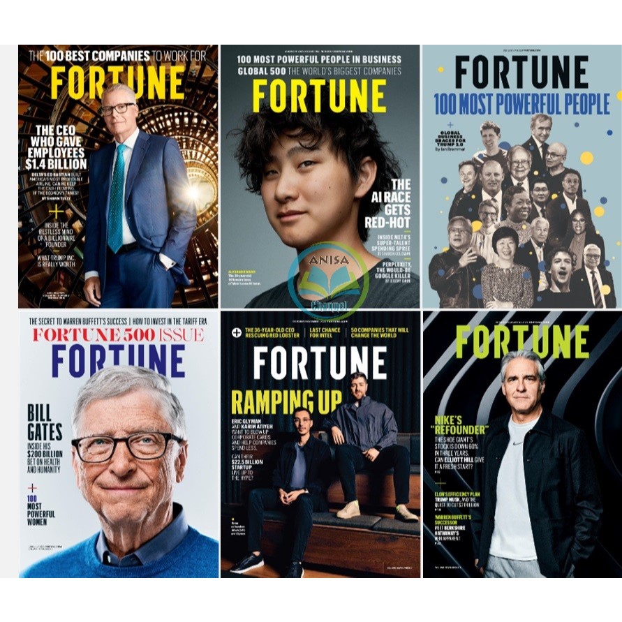 [eMagazine/PDF] Fortune USA - Full Year 2025 Issues Collection (6 ...