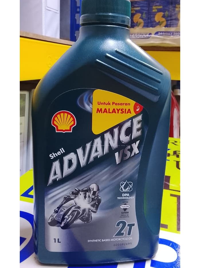 ORIGINAL SHELL ADVANCE VSX 2T 1L | Shopee Malaysia