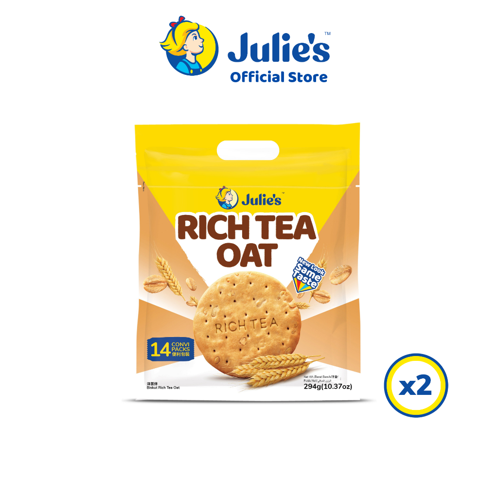 Julie's Rich Tea Oat 294g x 2 packs | Shopee Malaysia