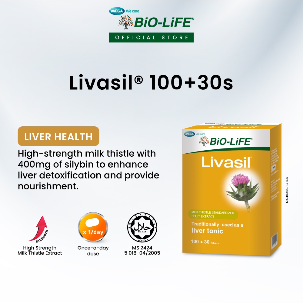 BiO-LiFE Livasil 100 tablets + 30 tablets (EXPIRY DATE JAN 2028 ...