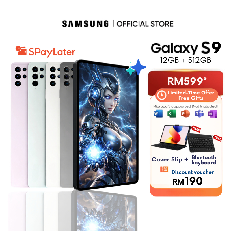 Samsung Galaxy S9 Tab | 11" Tablet | 12GB RAM 512GB ROM | 5G Support | Android 12 |Wi-Fi + SIM  Original