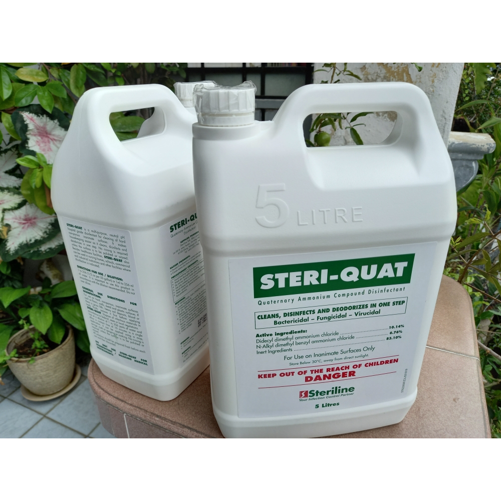Steri-Quat, Quaternary Ammonium Compound Disinfectant 5L Hospital Grade ...