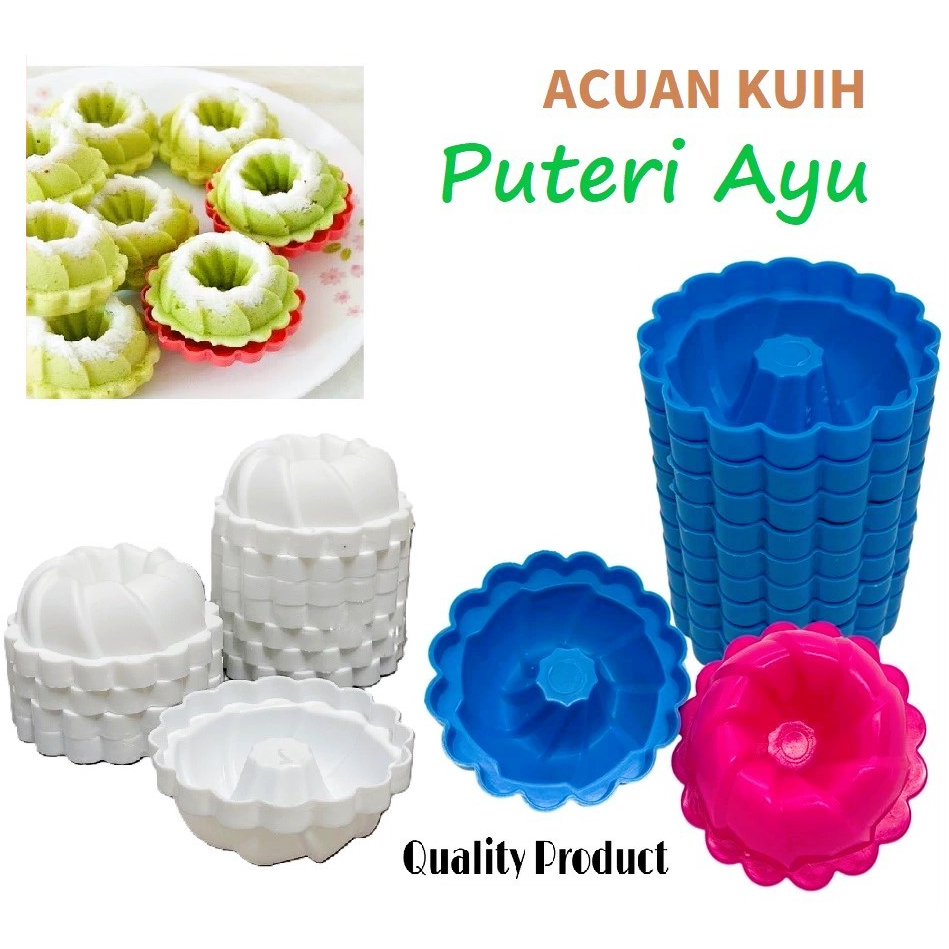 Acuan Kuih Puteri Ayu | Acuan Kuih Apam Kukus | Seri Ayu | Jelly Mould ...
