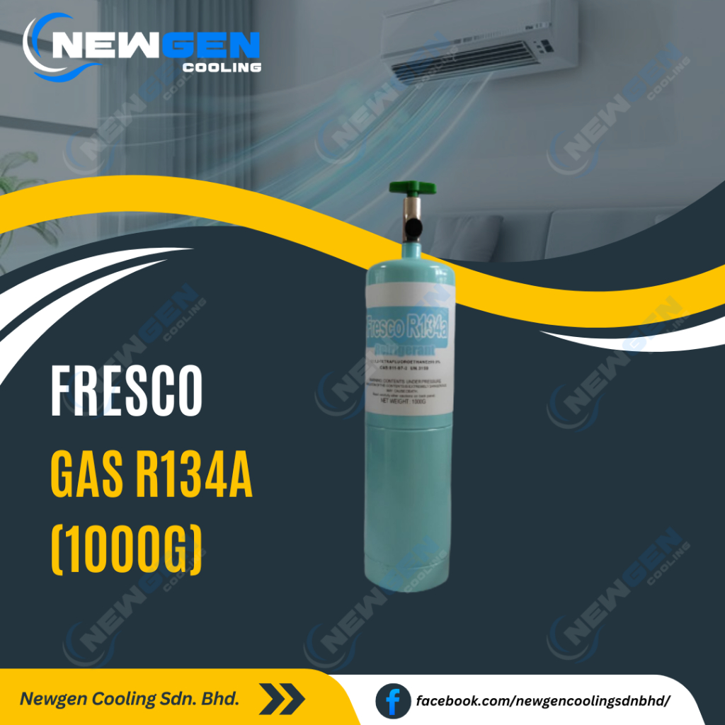 FRESCO Refrigerant Gas R134a (1000g) – Baby Cylinder ** EAST MALAYSIA ...
