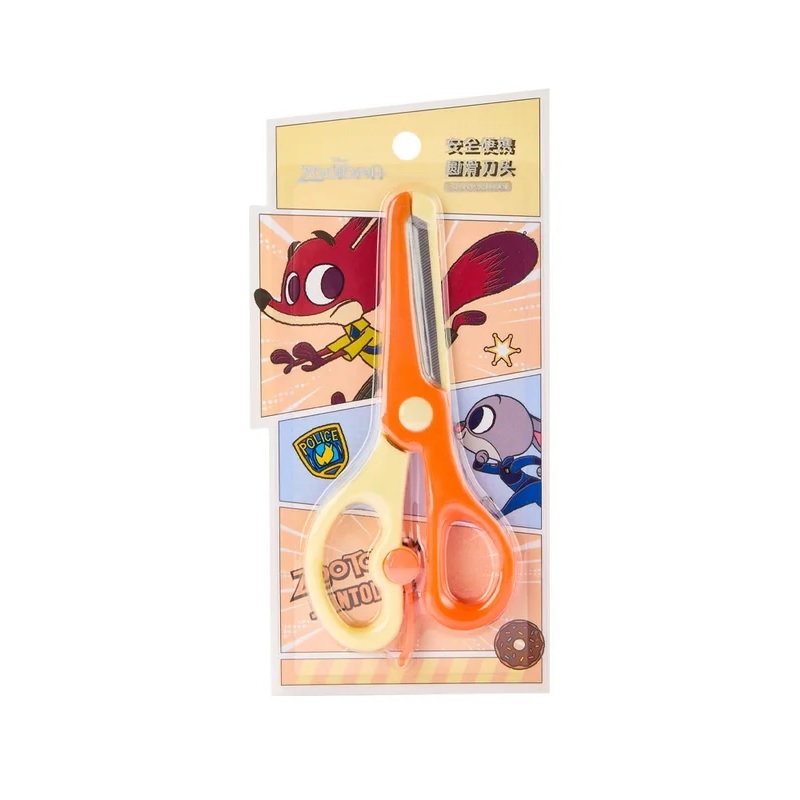 Disney Zootopia Smooth Cutter Head Safety Scissors Orange Yellow Colour ...