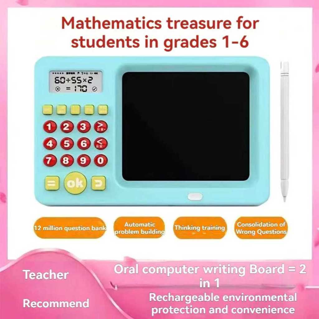 Handwriting Board for Kids Oral Calculator Learning Machine Math ...