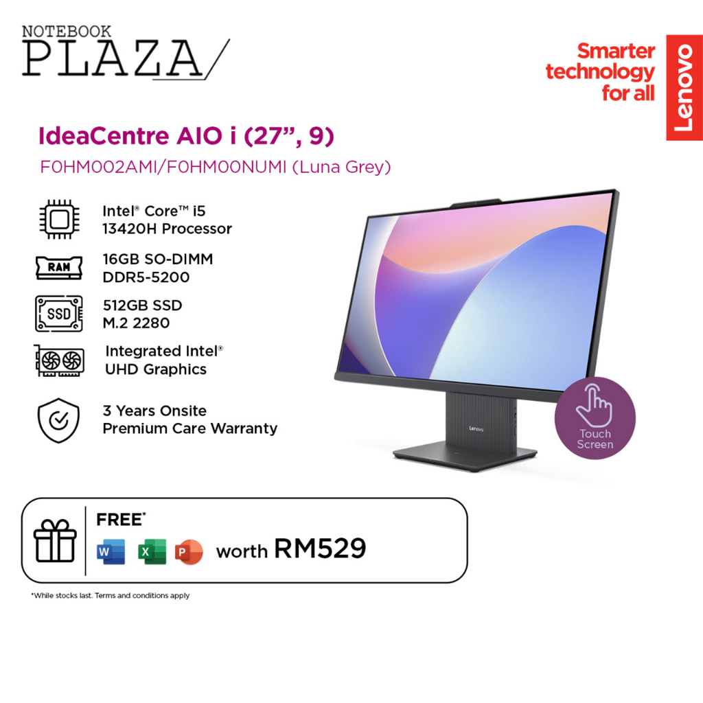 Lenovo IdeaCentre AIO 27IRH9 F0HM00NUMI 27'' FHD Touch AIO Desktop PC ...