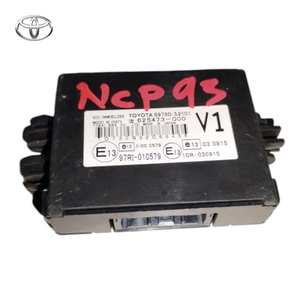 89780-52101 (V1) TOYOTA VIOS NCP93 IMMOBILIZER MODULE (USED ORIGINAL ...