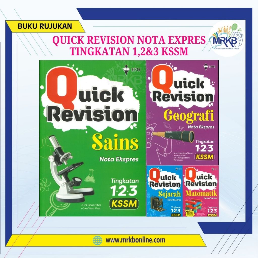 QUICK REVISION NOTA EKSPRES TINGKATAN 1.2.3 KSSM | Shopee Malaysia