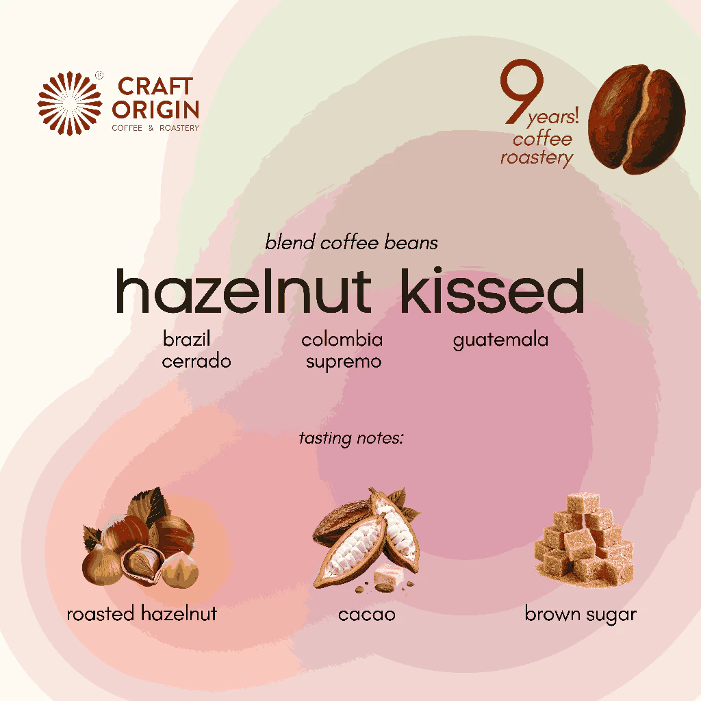 Craft Origin Hazelnut Kissed Espresso Blend – specialty coffee beans Malaysia