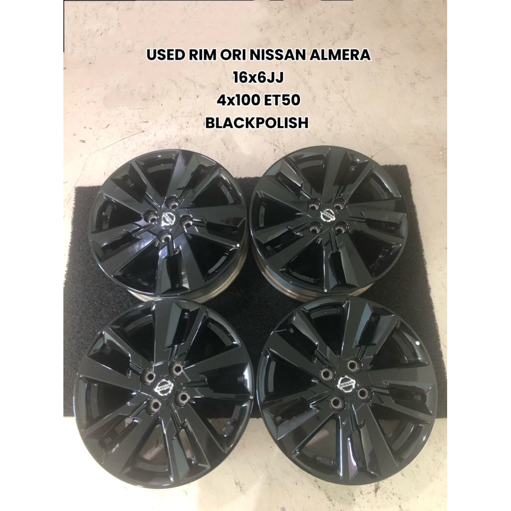 USED RIM ORIGINAL NISSAN 16inch FOR ALMERA SENTRA MARCH | Shopee Malaysia