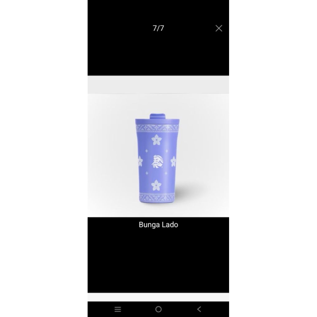 Tumbler zus limited edition bunga lado | Shopee Malaysia