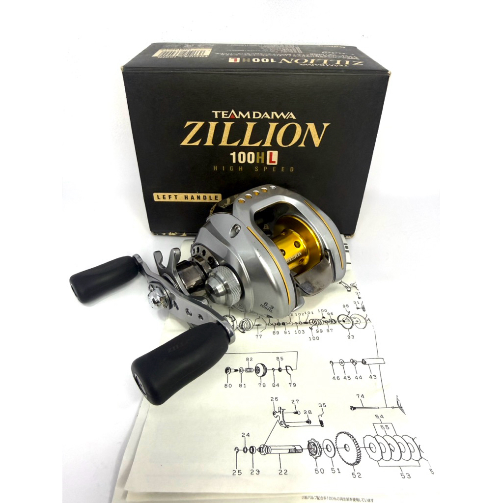 ZILLION ベイトリール 6.3:1 100HL USED DAIWA ZILLION 100HL 6.3:1 | Shopee Malaysia