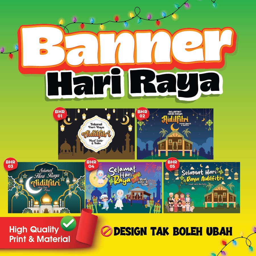 BANNER READY DESIGN HARI RAYA | Shopee Malaysia