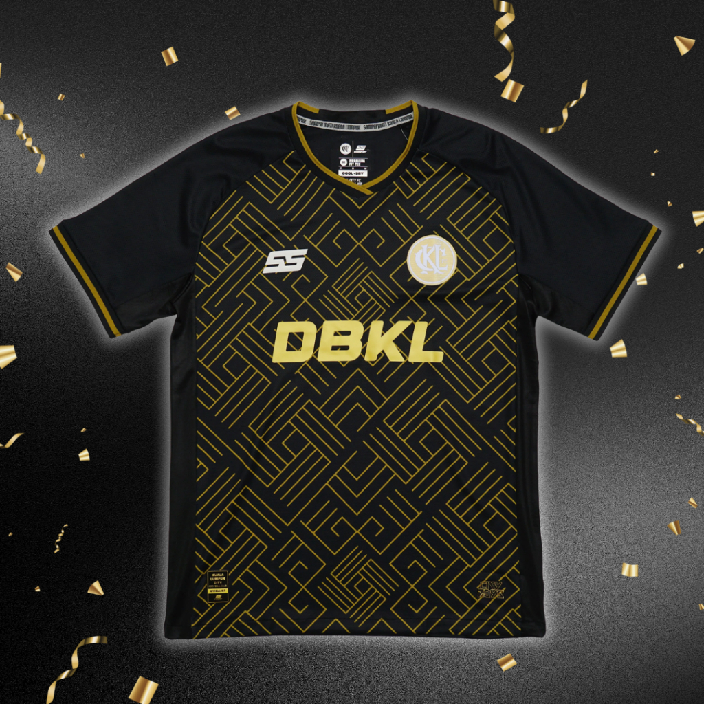 SS - Kuala Lumpur City FC (KLC) Player Issue Home 25/26 Black&Gold ...