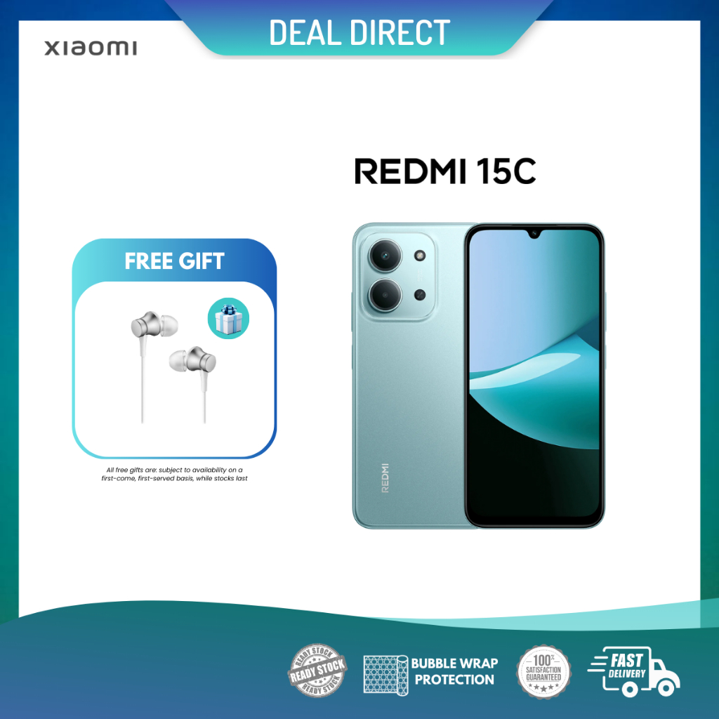 Redmi 15C (6+128GB | 8+256GB) | xiaomi Malaysia Warranty | NFC | 4G