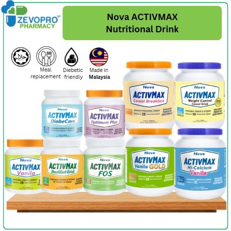 Nova Activmax - Hi-Cal / Weight Control / Breakfast Drink / FOS ...