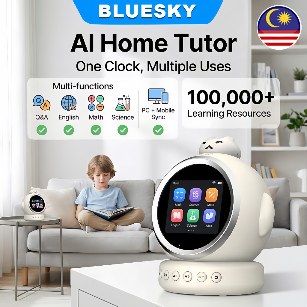 Ai Smart Alarm Clock l Smart Table Clock l Voice Activate Alarm Clock l ...