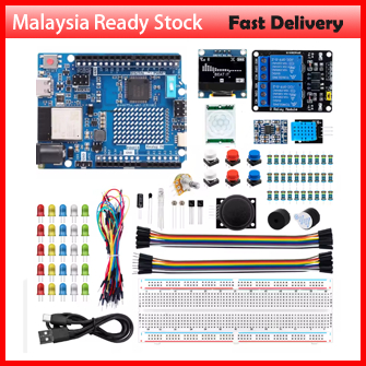 Electronic Component Module Kit Basic Complete Diy Starter Kit Include Uno Set Wifi Development Board for Arduino Kit R4