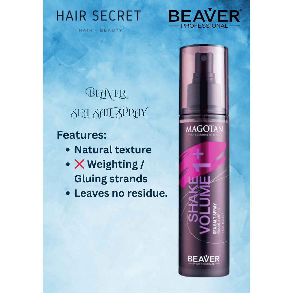 Beaver Professional Shake Volume Sea Salt Spray 145ml | Shopee Malaysia