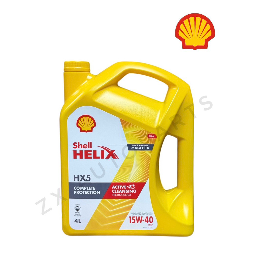 SHELL HELIX HX5 PASARAN MALAYSIA 15W40 ENGINE OIL 4L | Shopee Malaysia