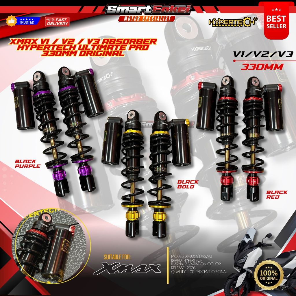 XMAX V1 / V2 / V3 ABSORBER HYPERTECH ULTIMATE PRO 330MM ORIGINAL ...
