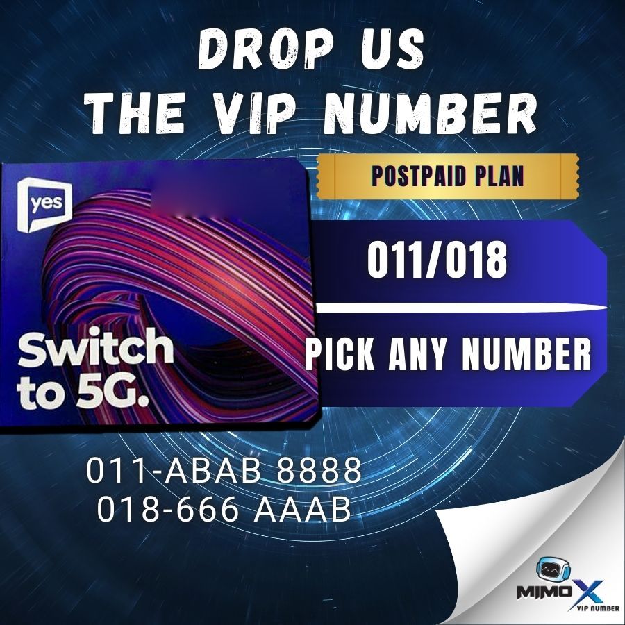 🔥 TERMURAH! Yes4G Postpaid SIM Card Unlimited 5G/4G Data Tanpa Had ...