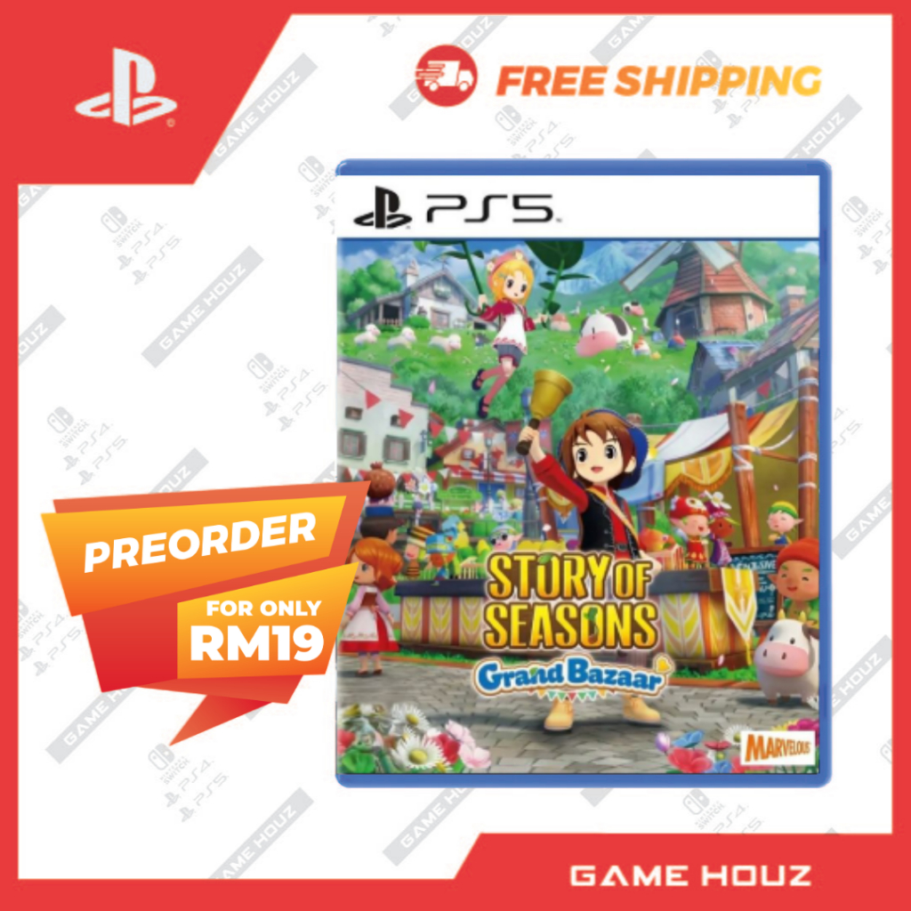 PRE ORDER (PS5) Library of Ruina Story of Seasons: Grand Bazaar (R3 ENG ...