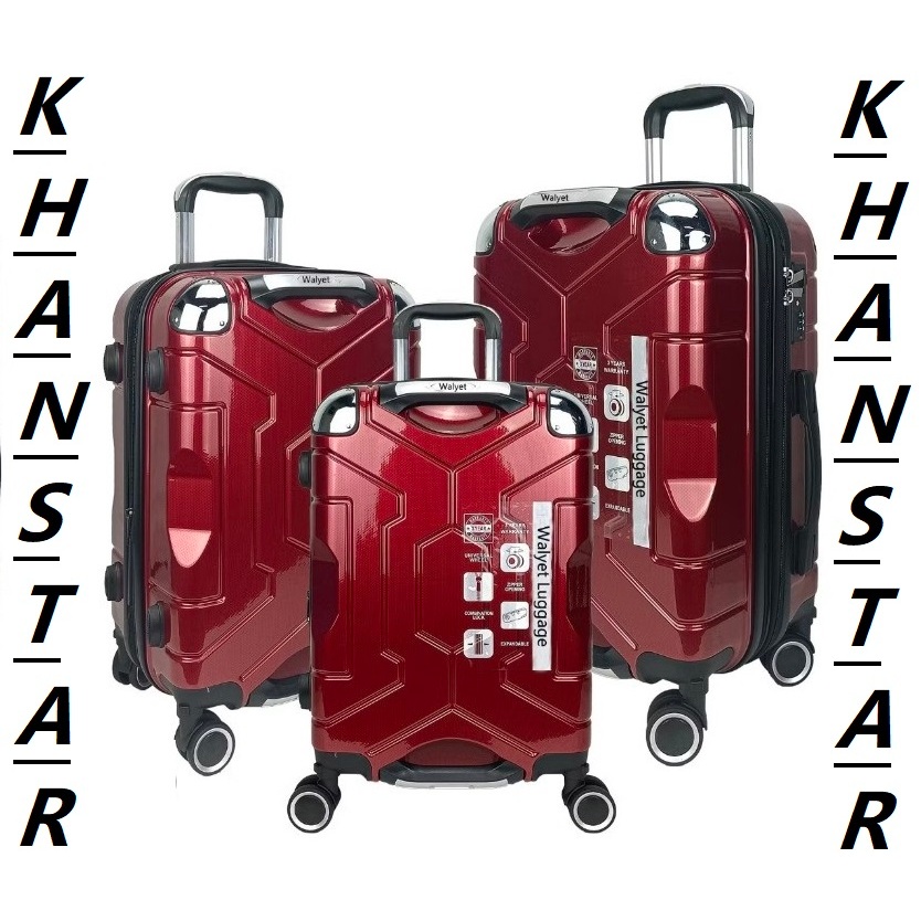 1 set 3pcs 20inch 24inch 28inch Gred A PC Material Travel Luggage Bag ...